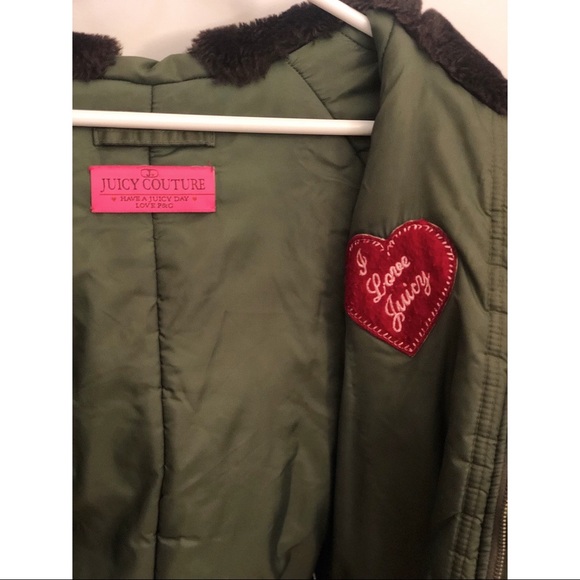 Juicy Couture Bomber Jacket (Green) - Picture 4 of 8